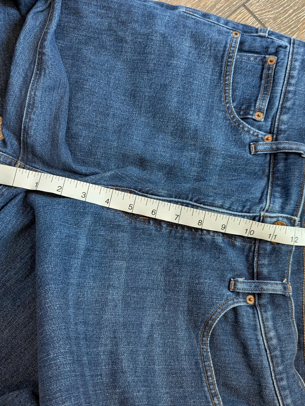 J. Crew Classic Wide Leg Jean 31 Tall Medium Wash All Day Stretch